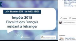Impôts des Français de l’étranger : Tchatez sur Facebook avec la DINR le 14/12 !